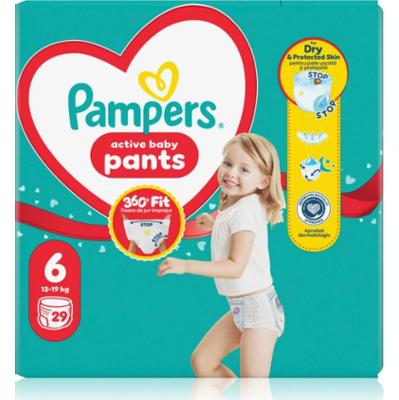 Pampers Active Baby Pants Size 6 jednorazowe pieluchomajtki 13-19 kg 29 szt.