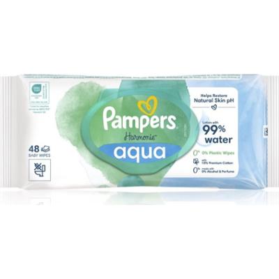 Pampers Harmonie Aqua nawilżane chusteczki oczyszczające dla dzieci 48 szt.