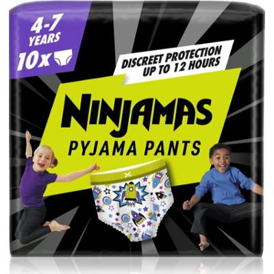 Pampers Ninjamas Pyjama Pants pieluchomajtki piżamowe 17-30 kg Spaceships 10 szt.