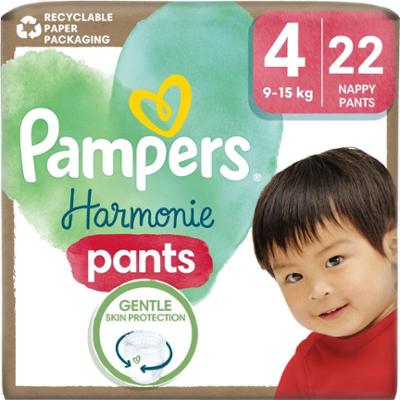 Pampers Harmonie Pants Size 4 pieluchomajtki 9-15 kg 22 szt.