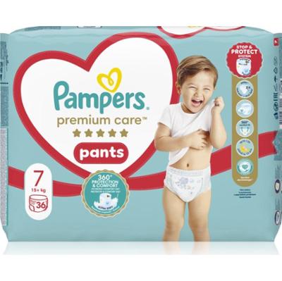 Pampers Premium Care Pants Size 7 jednorazowe pieluchomajtki 15+ kg 36 szt.