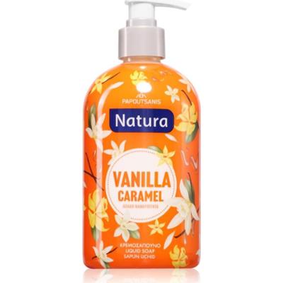 PAPOUTSANIS Natura Vanilla Caramel mydło w płynie 480 ml