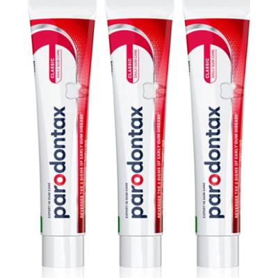Parodontax Classic pasta do zębów zapobiegająca krwawieniu dziąseł bez fluoru 3x75 ml