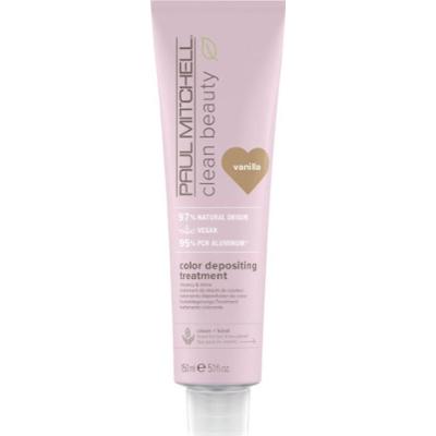 Paul Mitchell Clean Beauty Color Depositing Treatment maseczka odżywcza do włosów farbowanych odcień Vanilla 150 ml
