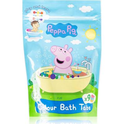 Peppa Pig Colour Bath Tabs kolorowe tabletki musujące do kąpieli 9x16 g