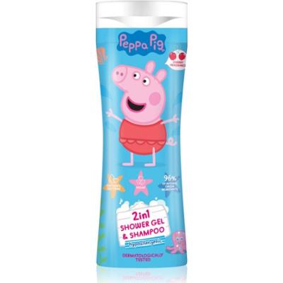 Peppa Pig Shower gel & Shampoo żel pod prysznic i szampon 2w1 dla dzieci Cherry 300 ml