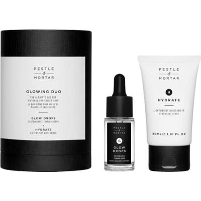 Pestle & Mortar The Glowing Duo zestaw upominkowy o właściwościach samoopalających