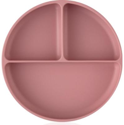 Petite&Mars Take&Match 6m+ talerz dzielony okrągły Dusty Rose 1 szt.
