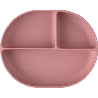 Petite&Mars Take&Match 6m+ talerz dzielony z przyssawką Dusty Rose 1 szt.