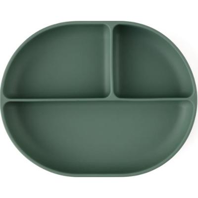 Petite&Mars Take&Match 6m+ talerz dzielony z przyssawką Misty Green 1 szt.