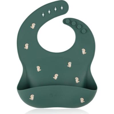 Petite&Mars Take&Match 6m+ śliniak Green Dinos 1 szt.