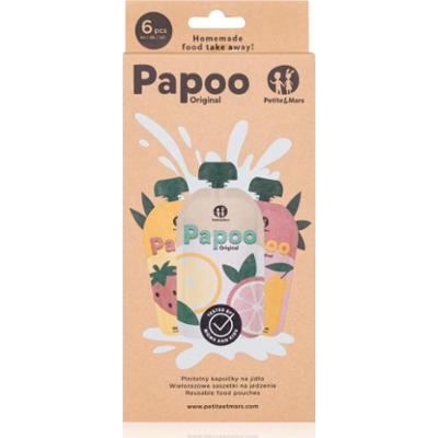 Petite&Mars Papoo saszetki na pokarm 6x150 ml