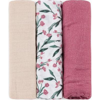 Petite&Mars Moussy pieluchy wielorazowe Pink Meadow 68 x 68 cm 3 szt.