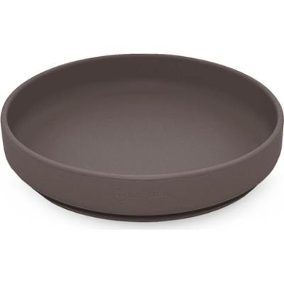 Petite&Mars Take&Match Silicone Plate talerz z przyssawką Bitter Cocoa 6m+ 1 szt.