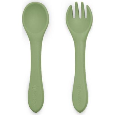Petite&Mars Take&Match Silicone Cutlery sztućce Sweet Pea 6m+ 2 szt.