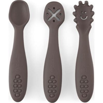 Petite&Mars Take&Match 6m+ łyżeczka dla dzieci Bitter Cocoa 3 szt.