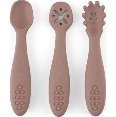 Petite&Mars Take&Match 6m+ łyżeczka dla dzieci Velvet Latte 3 szt.