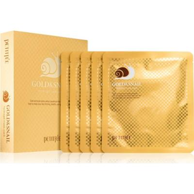 Petitfée Gold & Snail maska hydrożelowa o intensywnym działaniu z ekstraktem ze śluzu ślimaka 5x30 g