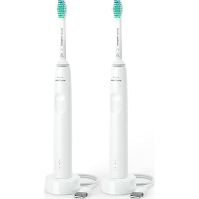 Philips Sonicare 3100 1+1 HX3675/13 elektryczna szczoteczka soniczna 2 szt.