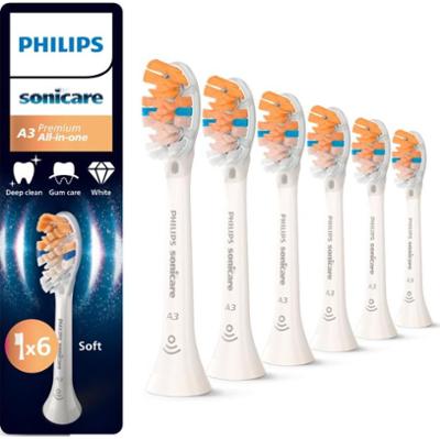 Philips Sonicare Premium All-in-One HX9096/87 końcówki wymienne do szczoteczki do zębów White 6 szt.