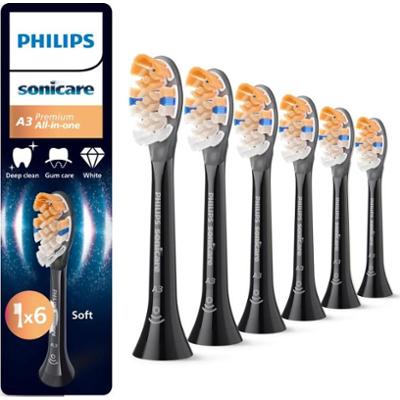 Philips Sonicare Premium All-in-One HX9096/88 końcówki wymienne do szczoteczki do zębów Black 6 szt.