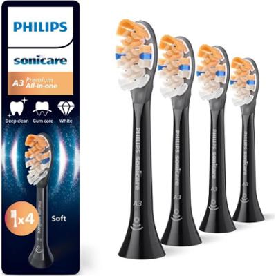 Philips Sonicare Premium All-in-One HX9094/88 końcówki wymienne do szczoteczki do zębów Black 4 szt.