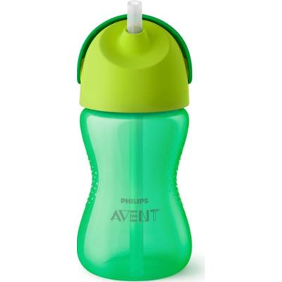 Philips Avent Bendy Straw SCF798/01 12m+ kubek z elastyczną słomką Green 300 ml