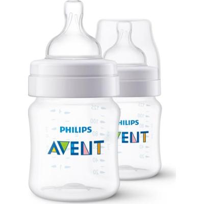 Philips Avent Anti-colic SCY100/02 butelka dla niemowląt antykolkowy 1 m+ 2x125 ml