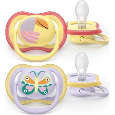Philips Avent Ultra Air SCF087/04 0-6m smoczek Girl 2 szt.