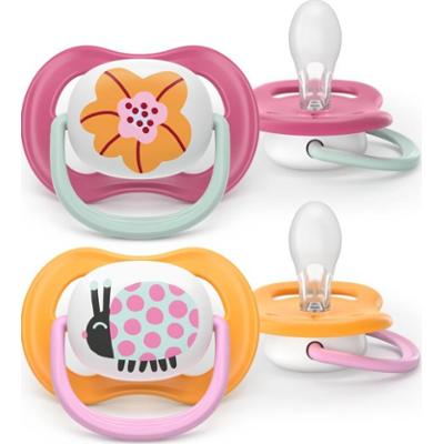 Philips Avent Ultra Air SCF080/27 6-18 m smoczek Girl 2 szt.