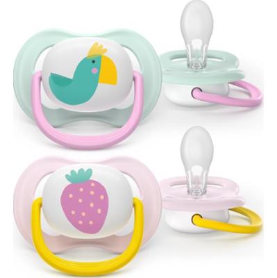 Philips Avent Ultra Air SCF080/24 0-6 m smoczek Girl 2 szt.