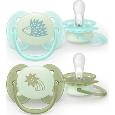Philips Avent Ultrasoft Night SCF094/01 0-6m smoczek Neutral 2 szt.