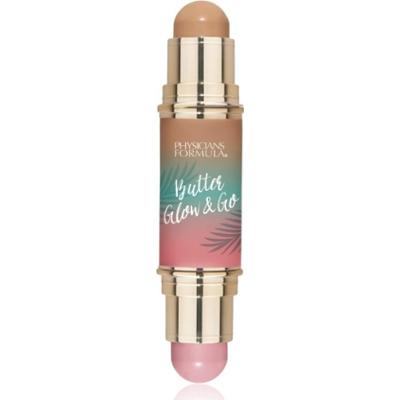 Physicians Formula Butter Glow & Go Dwustronny sztyft do konturowania odcień Beachy Pink 10 g