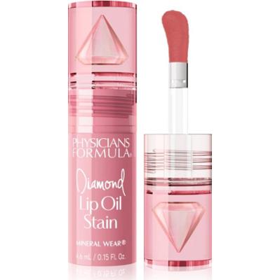 Physicians Formula Mineral Wear® Diamond Lip Oil Stain tonujący olejek do ust odcień Radiant Rose 4.6 ml