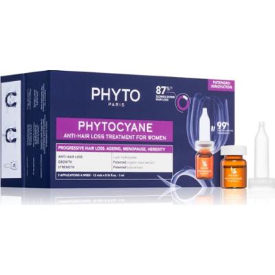 Phyto Phytocyane Anti-Hair Loss Treatment For Women pielęgnacja punktowa przeciw wypadaniu włosów dla kobiet 12x5 ml