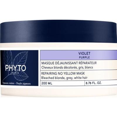 Phyto Violet Repairing No Yellow Mask maseczka regenerująca do włosów blond i z balejażem 200 ml