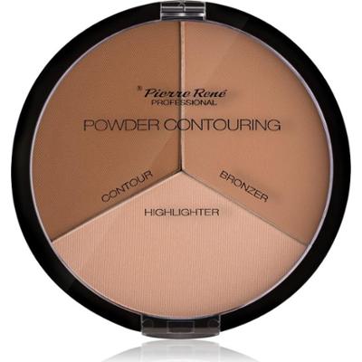 Pierre René Powder Contouring paletka do konturowania twarzy 23 g