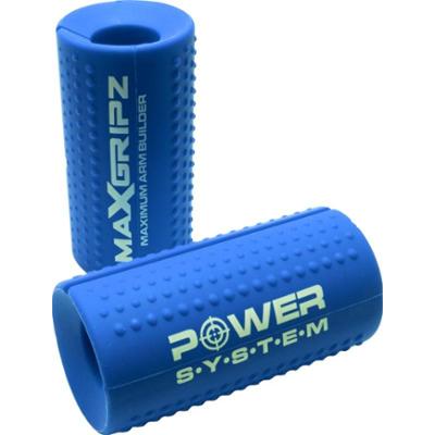 Power System Mx Gripz uchwyty wzmacniające na hantel kolor Blue M 2 szt.