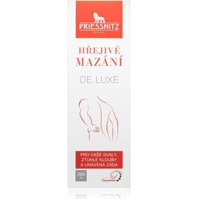Priessnitz DeLuxe krem do masażu o działaniu rozgrzewającym 200 ml