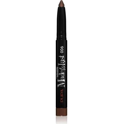 PUPA Milano Made to Last długotrwałe cienie do powiek w kredce wodoodporne odcień 006 Bronze Brown 1.4 g