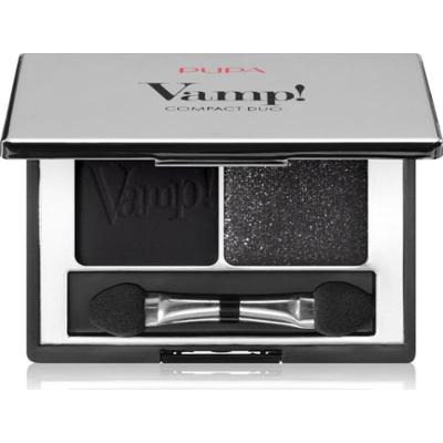 PUPA Milano Vamp! Compact Duo Eyeshadow duo cienie do powiek odcień 007 - Dark Night 2.2 g