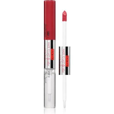 PUPA Milano Made to Last Lip Duo długotrwała szminka w płynie z połyskiem odcień 016 - Hot Pink 2x4 ml