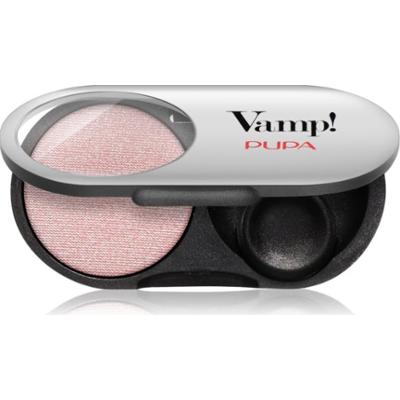PUPA Milano Vamp! Radiant Baked Eyeshadow długotrwałe, błyszczące cienie do powiek odcień 108 Frost Rose - METALLIC 1 g