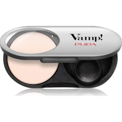 PUPA Milano Vamp! Radiant Baked Eyeshadow długotrwałe, błyszczące cienie do powiek odcień 400 Vanilla Cream - MATT 1 g