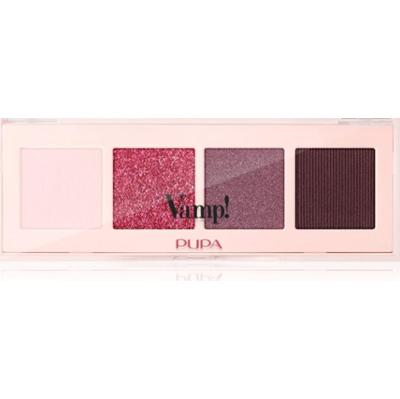 PUPA Milano Vamp! Eyeshadow Palette paleta cieni do powiek 004 Vibrant Plum 5.2 g
