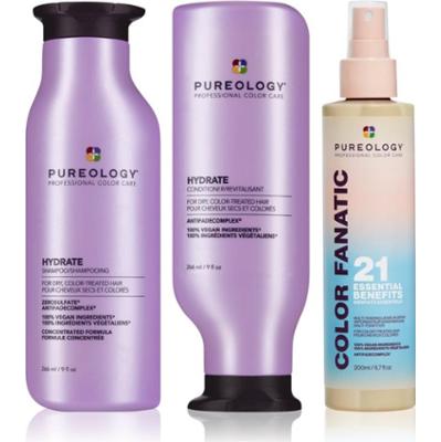 Pureology Hydrate full routine zestaw nawilżające i nadające blask do wszystkich rodzajów włosów