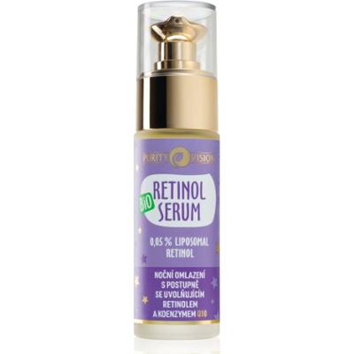 Purity Vision BIO Retinol serum na noc spowalniające procesy starzenia się skóry 30 ml