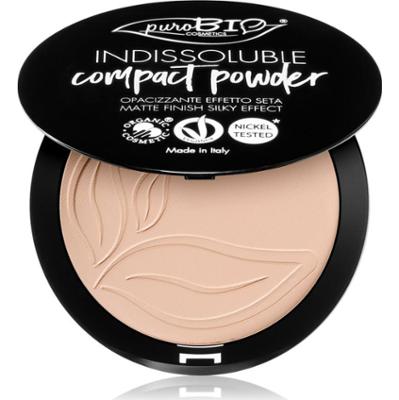 puroBIO Cosmetics Indissouble puder w kompakcie z matowym wykończeniem odcień 01 9 g