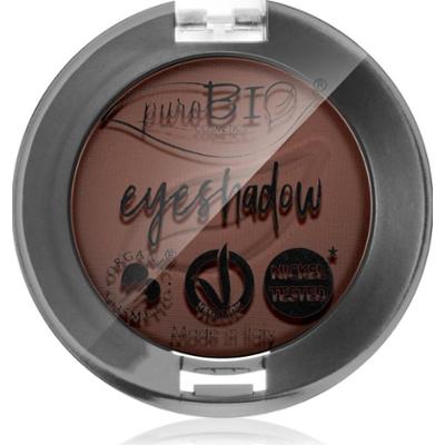 puroBIO Cosmetics Compact Eyeshadows cienie do powiek odcień 03 Brown 2,5 g