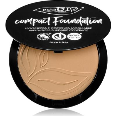 puroBIO Cosmetics Compact Foundation kompaktowy podkład pudrowy SPF 10 odcień 03 9 g
